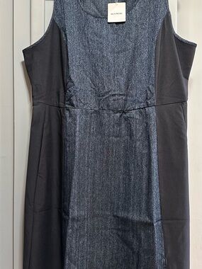 BloomChic Black and Charcoal Sheath Dress Size 18-20.